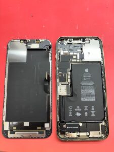 APPLE-iphone-12-PRO-MAX Heating-disassembling-the-screen-and-disconnecting-the-battery